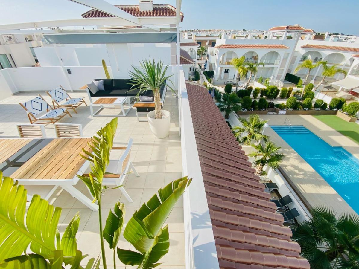 Fortuna Penthouse With Roof Terrace, Ac And Pool Rojales Exteriör bild