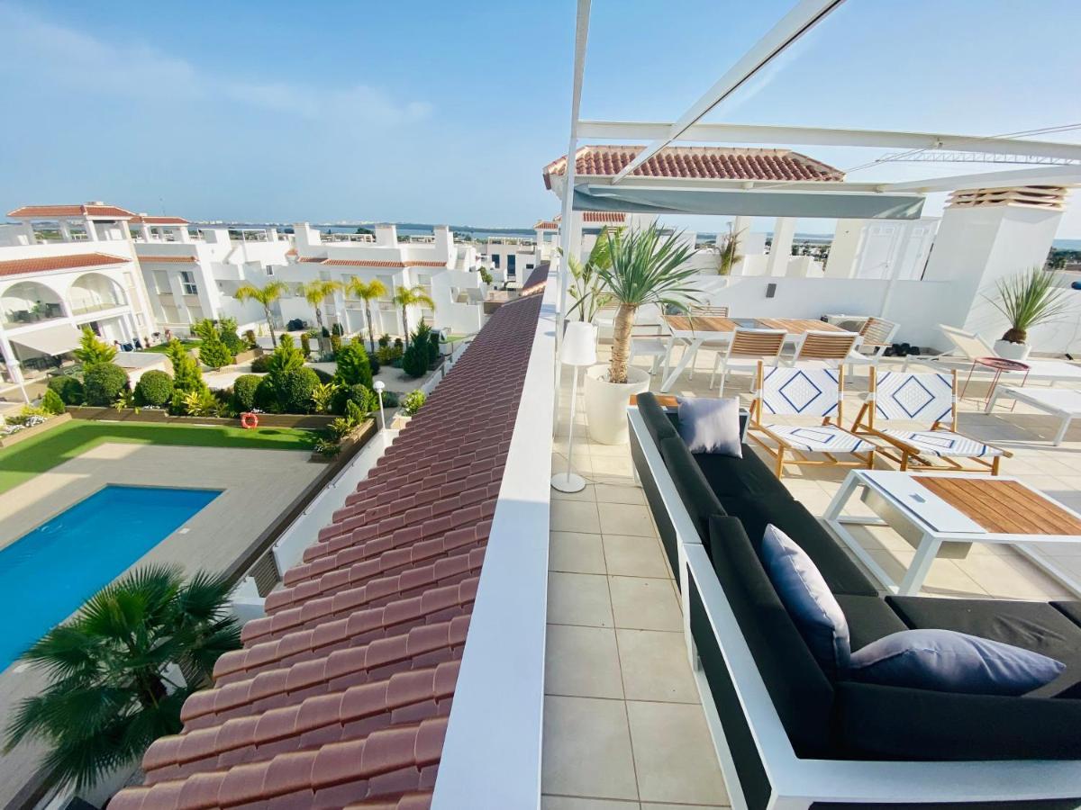 Fortuna Penthouse With Roof Terrace, Ac And Pool Rojales Exteriör bild