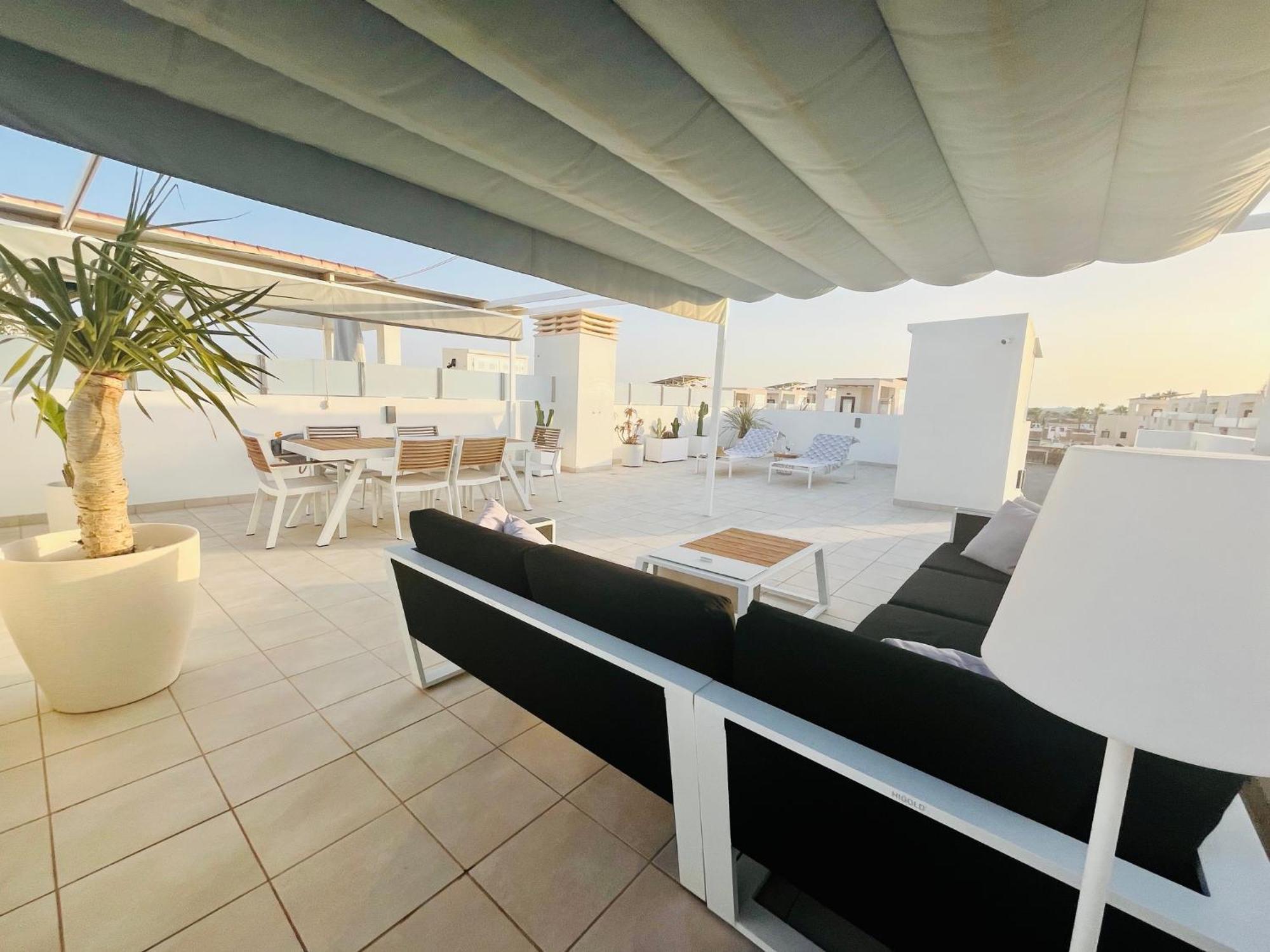 Fortuna Penthouse With Roof Terrace, Ac And Pool Rojales Exteriör bild